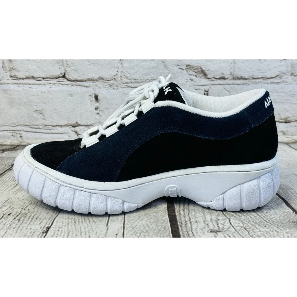 Vintage Airwalk GHURK Skate Shoes Black Navy Men's 4 Women's 5.5 W/ Box SS1934